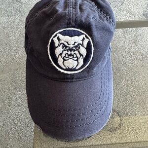 Vintage Blue Butler Bulldogs Distressed Velcro Hat